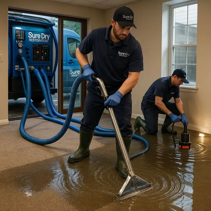 Water Extraction and Removal process in Millbury, MA